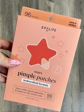 SPALIFE Stars Pimple Patches - Pink/Coral Packaging